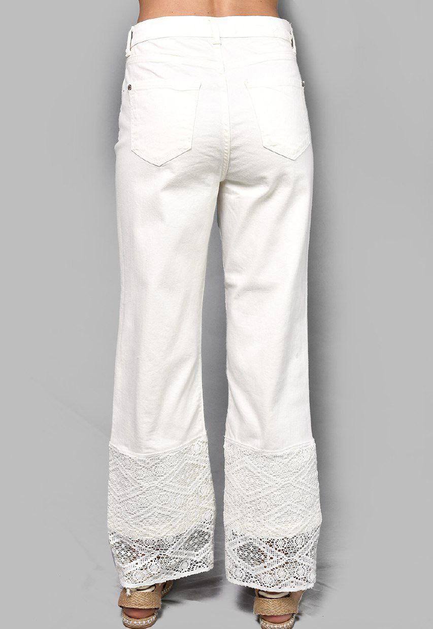 Leased white pants