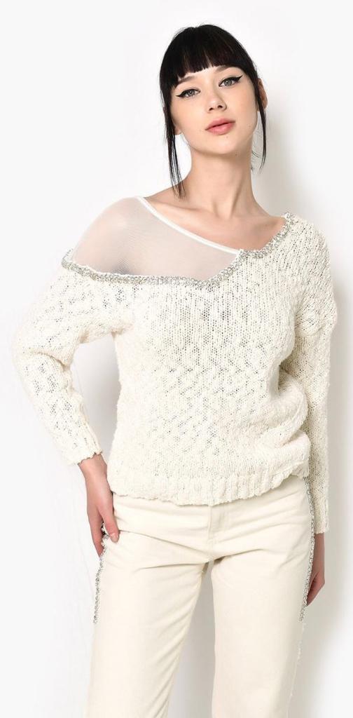 Beige Knit Sweater