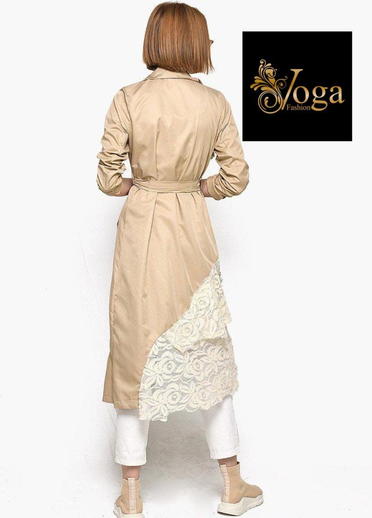 Gabardine com renda