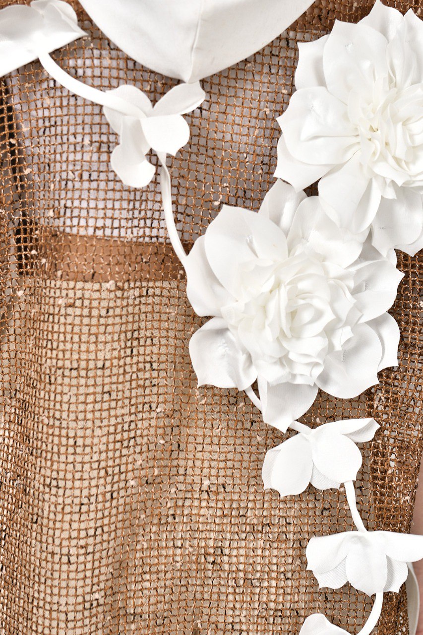 Casaco Oversized Boho com Detalhes Artesanais