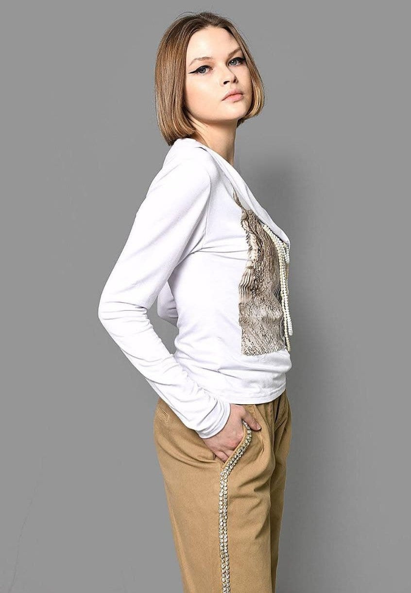 Camisola com colar