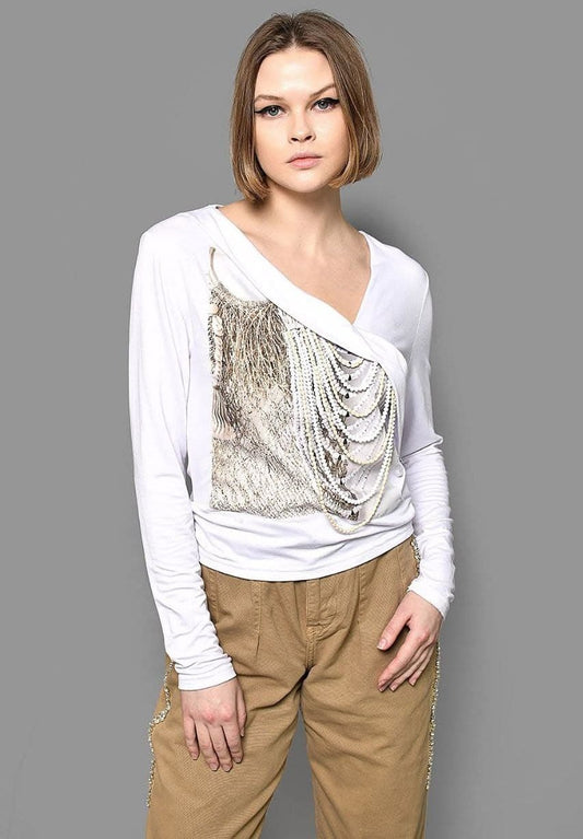 Camisola com colar